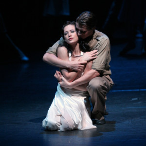 Rachael Walsh and Zac Chant in Francois Klaus's Cloudland (2005).  Photo: Ken Sparrow.